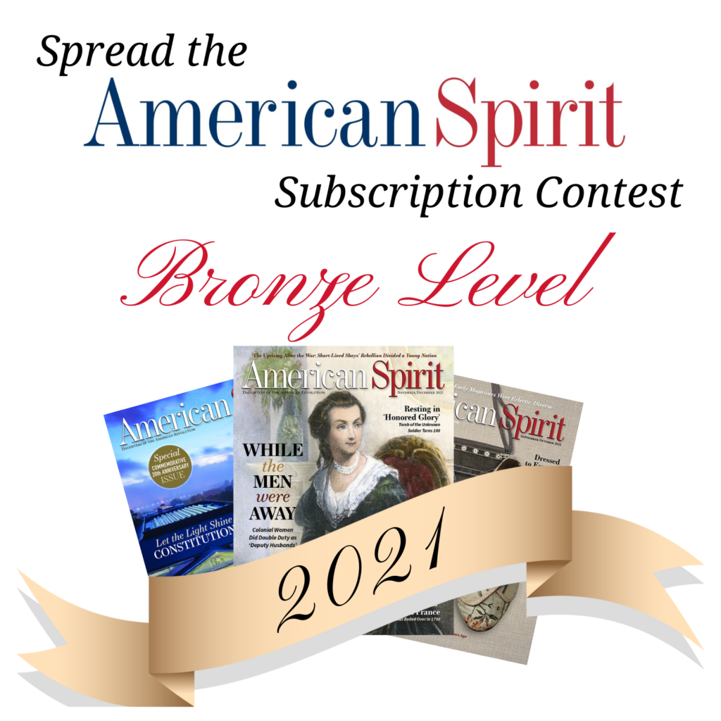 Spread the American Spirit Subscription Contest Bronze Level 2021